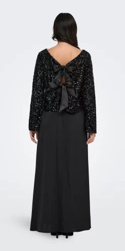 JDY Sara Bow Sequins top paillet